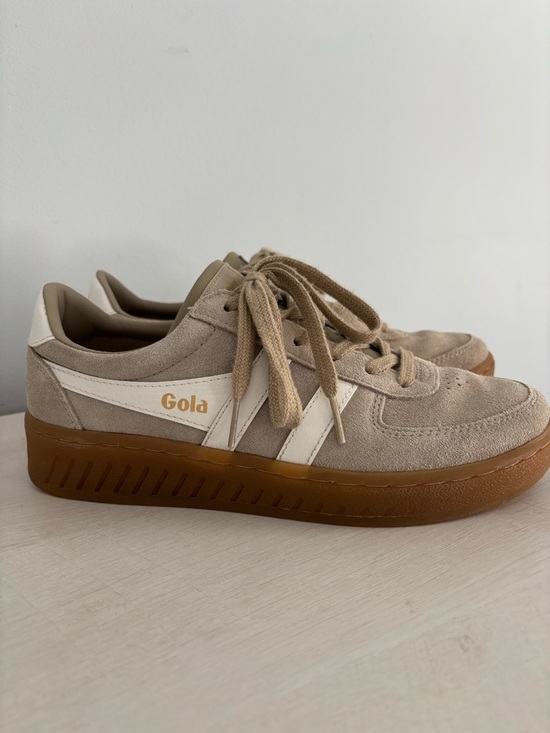 Gola Shoes - Gola Grandslam Leather & Suede Sneaker